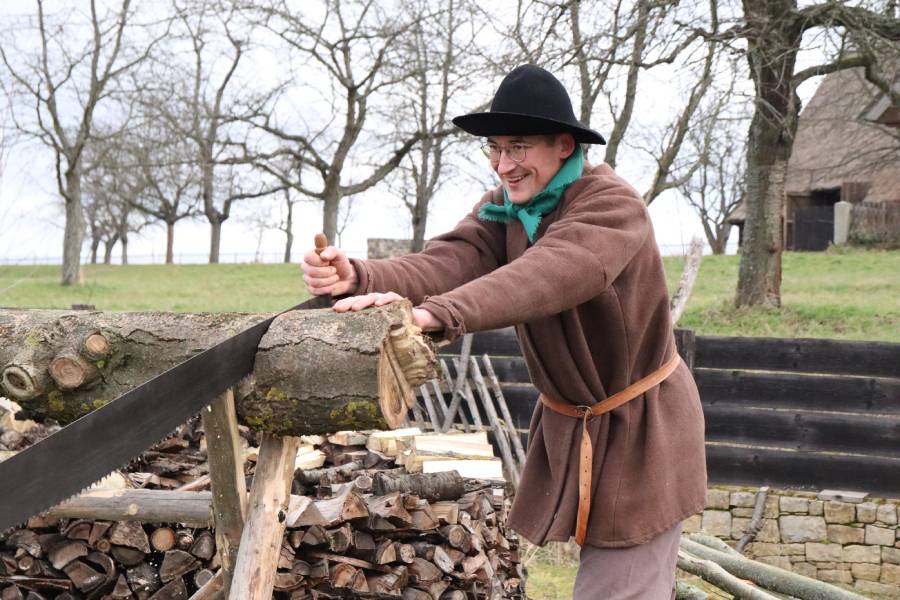 Zima na vsi. Zdroj: Regionální muzeum v Kolíně