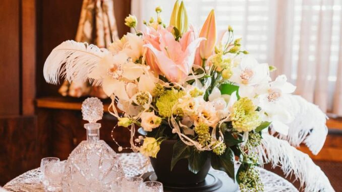 Výstava Květiny pro první dámu – elegance Hany Benešové. Zdroj: Národní památkový ústav