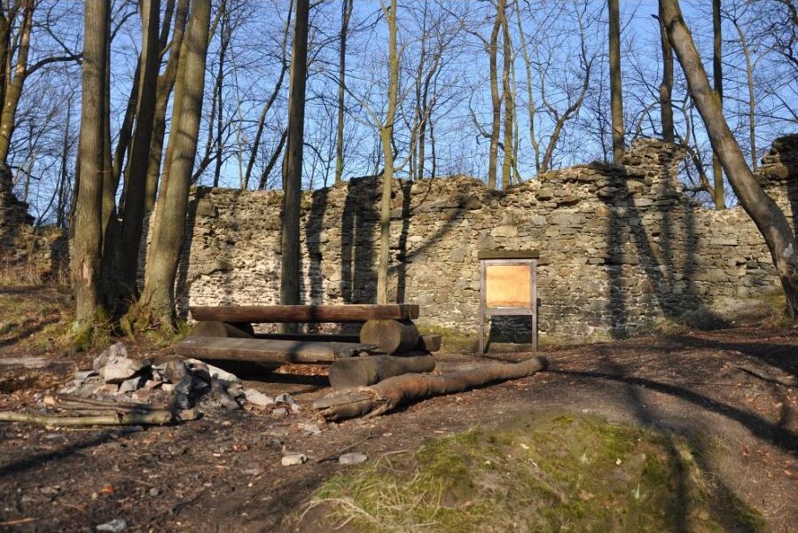 Zřícenina hradu Hamrštejn. Foto: Petr Fabian. Zdroj: Hrady-zříceniny.cz