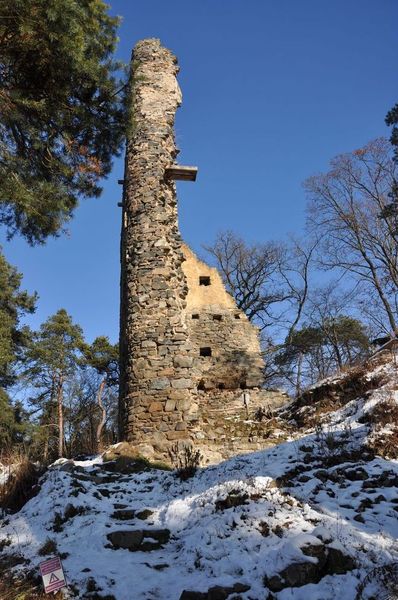 Zřícenina hradu Zlenice. Foto: Petr Fabian. Zdroj: <a href="http://www.hrady-zriceniny.cz">Hrady-zříceniny.cz</a>