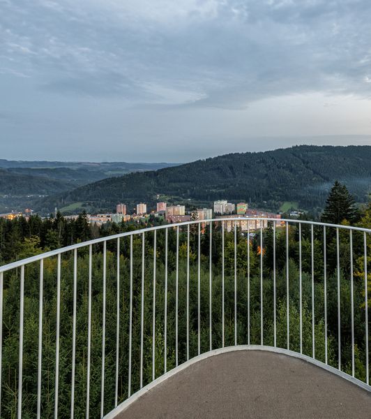 Výhled z rozhledny Špička. Zdroj: Městský úřad v Tanvaldu