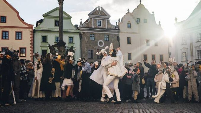 Českokrumlovský masopust. Zdroj: DMO Český Krumlov, z. s.
