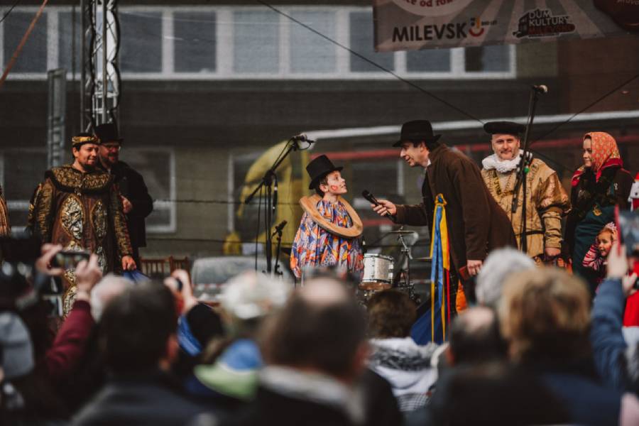 Milevské maškary. Zdroj: MAŠKARNÍ SDRUŽENÍ spolek pro udržování tradic v Milevsku