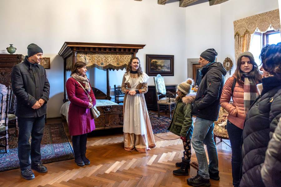 Kostýmované prohlídky na hradě Šternberk. Zdroj: Národní památkový ústav