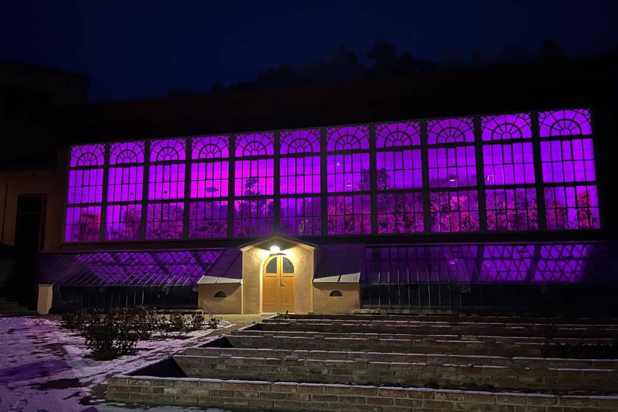 Zámecká oranžérie v zimě. Zdroj: Národní památkový ústav