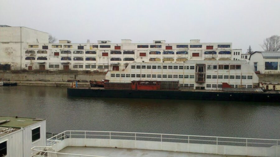 Holešovický přístav.