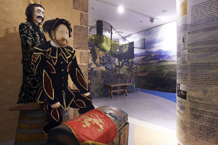 Expozice o historii vinařství na Hradě Litoměřice. Zdroj: MKZ LItoměřice