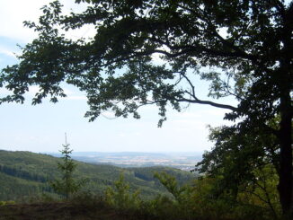 Výhled z hradu Kozlov