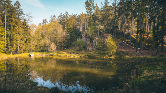 Liebusovo (Černé) jezírko