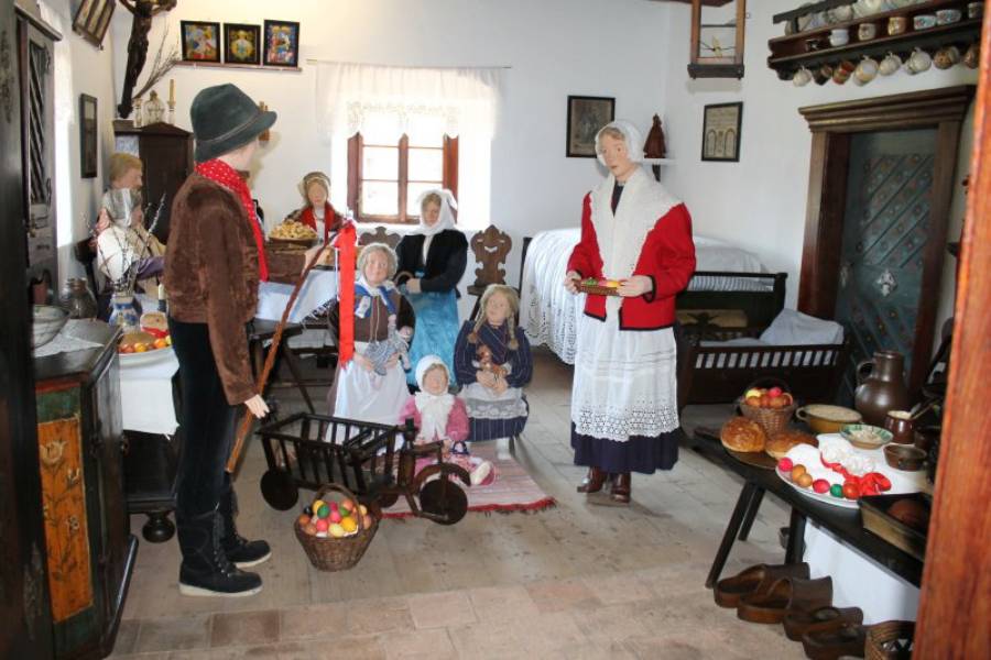 Výstava Jaro na vsi. Zdroj: Polabské národopisné muzeum Přerov nad Labem