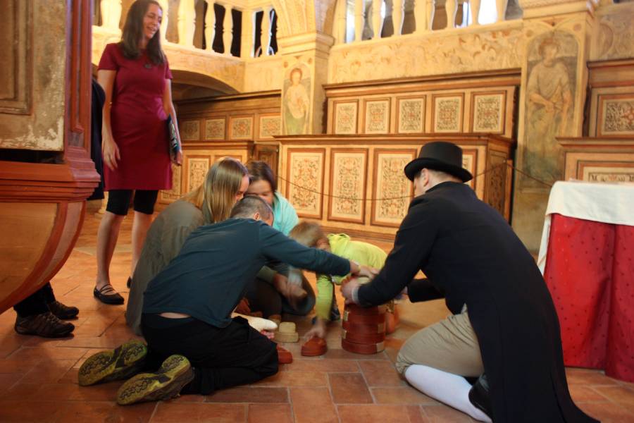 Dětské zámecké prohlídky na Grabštejně. Zdroj: Národní památkový ústav 