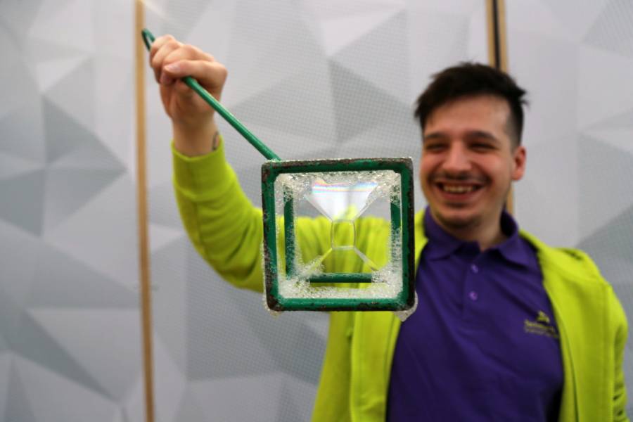 Akce Den s vodou ke Světovému dni vody. Zdroj: Techmania Science Centre