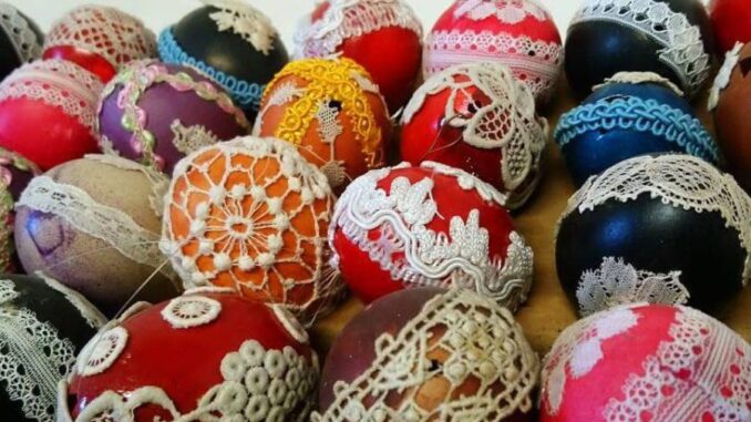 Výstava Jaro na vsi. Zdroj: Polabské národopisné muzeum Přerov nad Labem