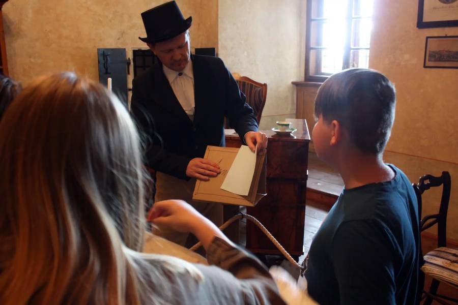 Dětské zámecké prohlídky na Grabštejně. Zdroj: Národní památkový ústav 