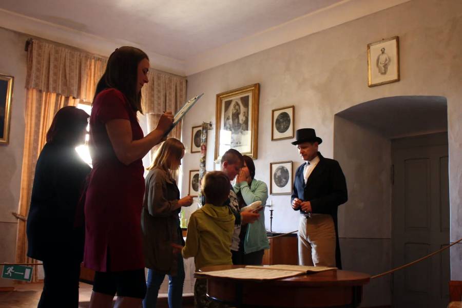 Dětské zámecké prohlídky na Grabštejně. Zdroj: Národní památkový ústav