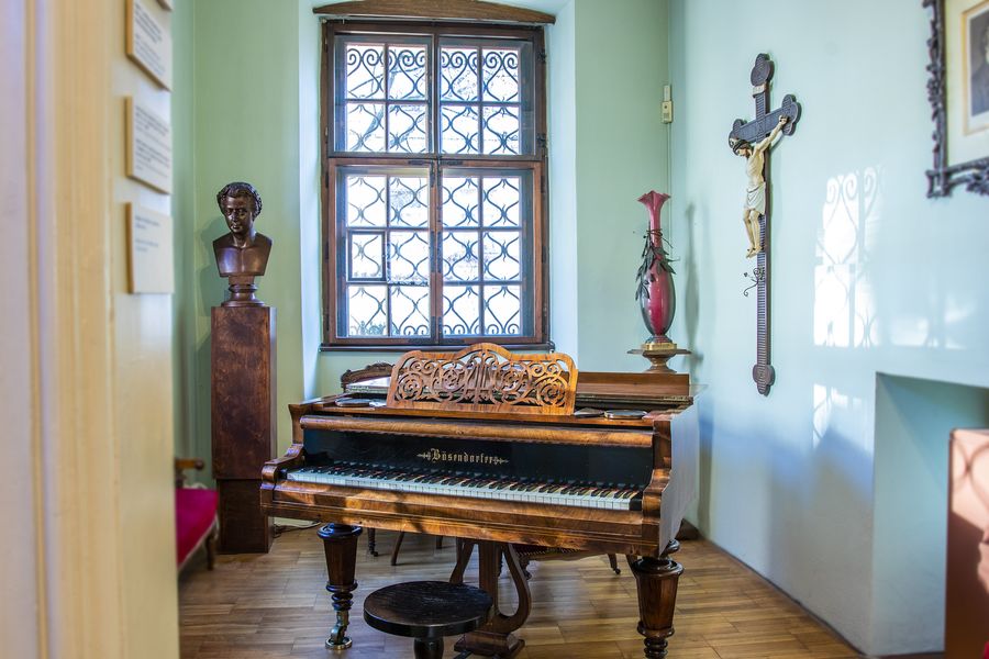 Expozice v Muzeu Antonína Dvořáka v Praze. Zdroj: Národní muzeum