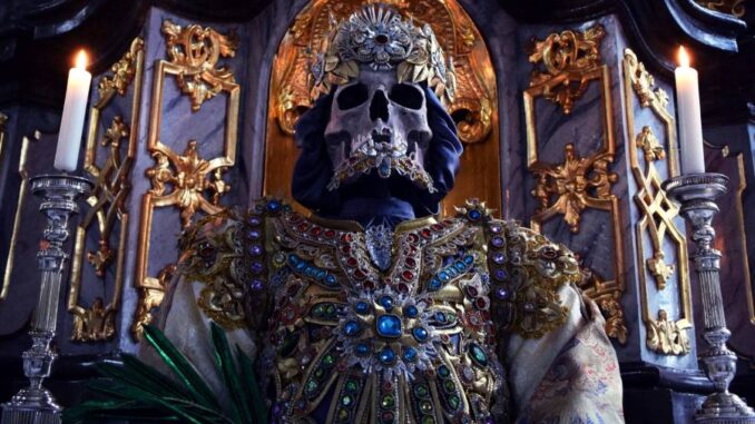 Kult svatých těl na zámku Bečov. Zdroj: Národní památkový ústav, CC BY-NC-ND 3.0