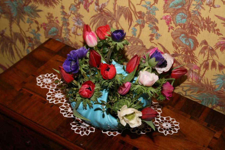 Tulipománie na zámku Buchlovice. Zdroj: Národní památkový ústav, CC BY-NC-ND 3.0 CZ, zamek-buchlovice.cz