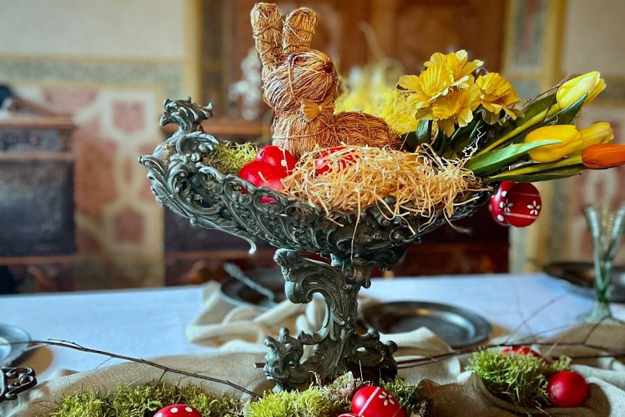 Velikonoce na zámku Štáblovice. Zdroj: Zámecký resort Štáblovice