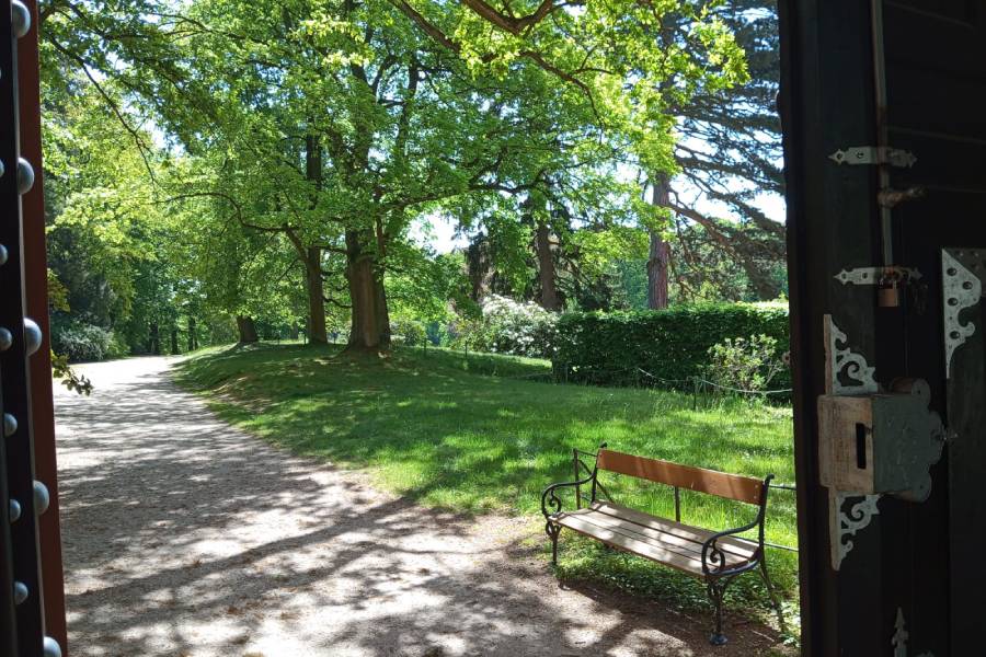 Park kolem Hrádku u Nechanic. Zdroj: Národní památkový ústav, npu.cz