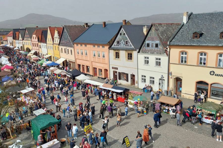 Úštěcké Velikonoce. Foto: Pavel Starý. Zdroj: Město Úštěk, historicky-ustek.wbs.cz