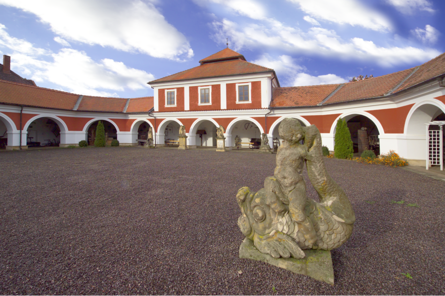 Městské muzeum Loreta. Nádvoří. 