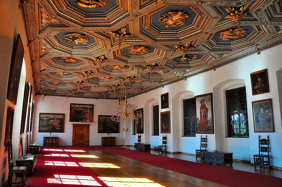 Interiér zámku v Telči. Foto: Herbert Frank, licence CC BY 2.0. Zdroj: commons.wikimedia.org