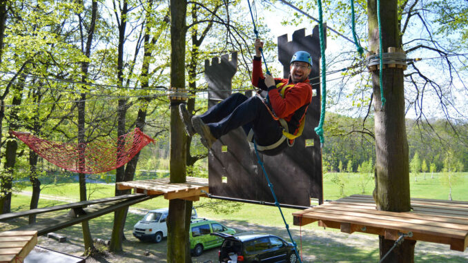 Lanové bludiště Helfštýn