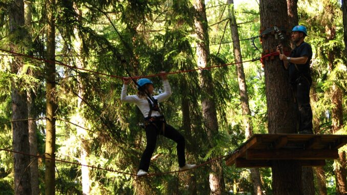 Lanový park Veverák