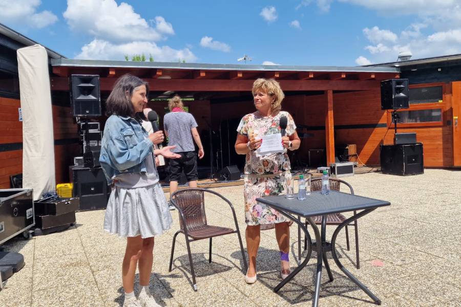 Den zdraví hostí odborníky na zdraví, jako třeba výživovou poradkyni Margit Slimákovou. Zdroj: Lázně Slatinice