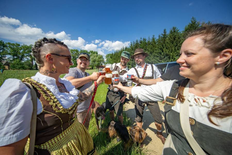 Pivní pochod krajinou Lužických hor. Zdroj: Klub českých turistů Hrádek nad Nisou