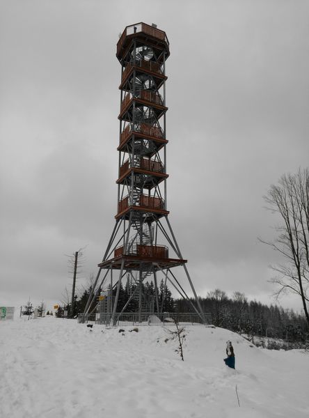 Rozhledna Feistův kopec. Zdroj: Obec Olešnice v Orlických horách