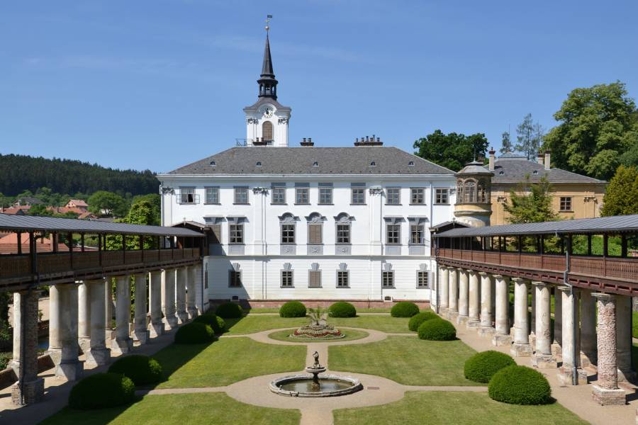 Zámek Lysice. Autor: Pudelek (Martin Říha). CC BY-SA 3.0. Zdroj: Wikimedia Commons