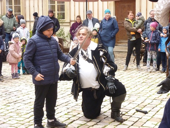 Rytíři na zámku Mníšku pod Brdy 24. května 2025. Zdroj: Petr Digrin