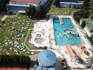 Moderní koupaliště Blansko. Zdroj: Město Blansko