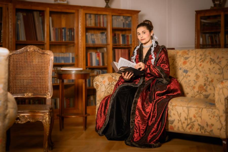 Kněžna Marie Eleonora z Lichtenštejna byla vzdělaná, nezávislá žena. Zdroj: Zámek Moravský Krumlov