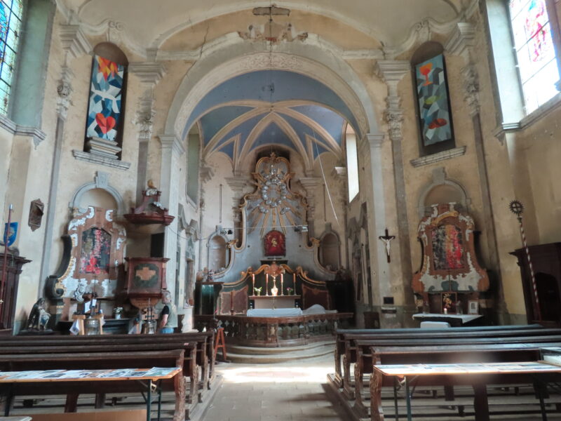 Interiér kostela Navštívení Panny Marie ve Skocích. Zdroj a autor: Pavla Košík Jelínková