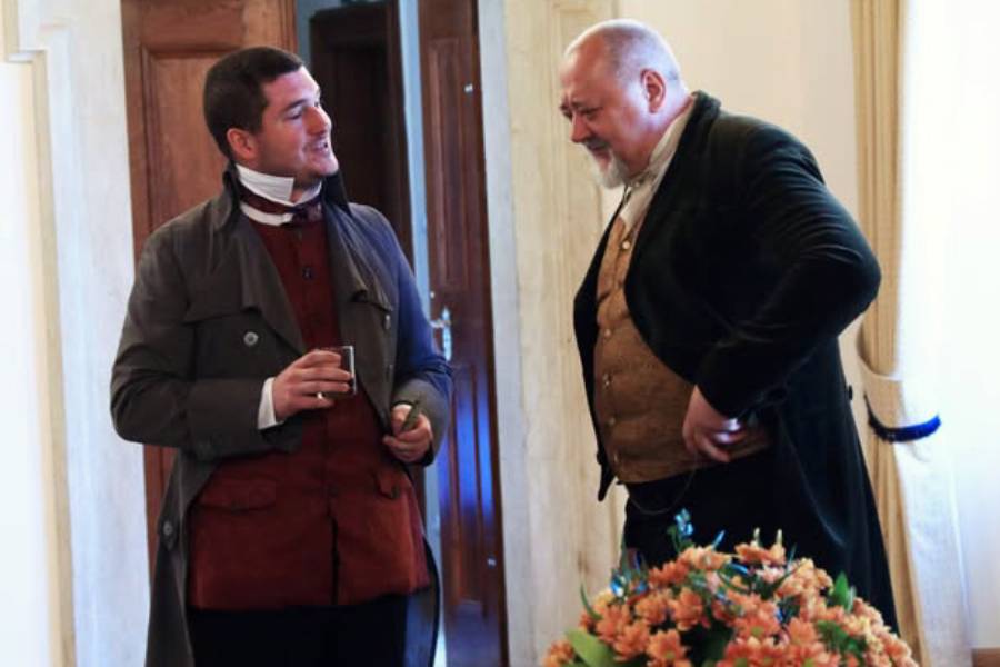 Prohlídky zámku s Valdštejny. Zdroj: Zámek Doksy