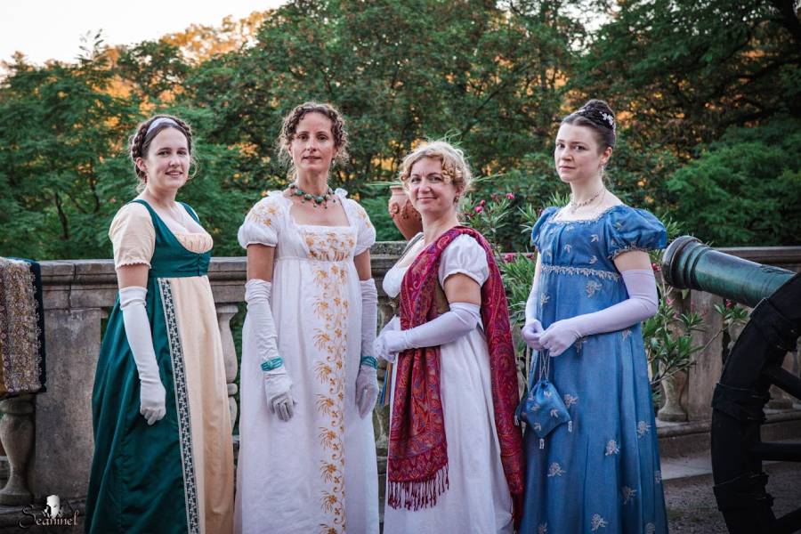 Letní empírová slavnost na zámku Opočno. Foto: Eva Kolomazníková. Zdroj: Jane Austen CZ