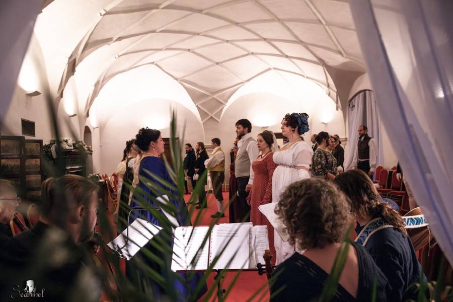 Letní empírová slavnost na zámku Opočno. Foto: Eva Kolomazníková. Zdroj: Jane Austen CZ