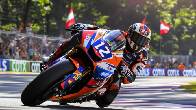 Závody mistrovství světa silničních motocyklů MotoGP. Zdroj: AI.