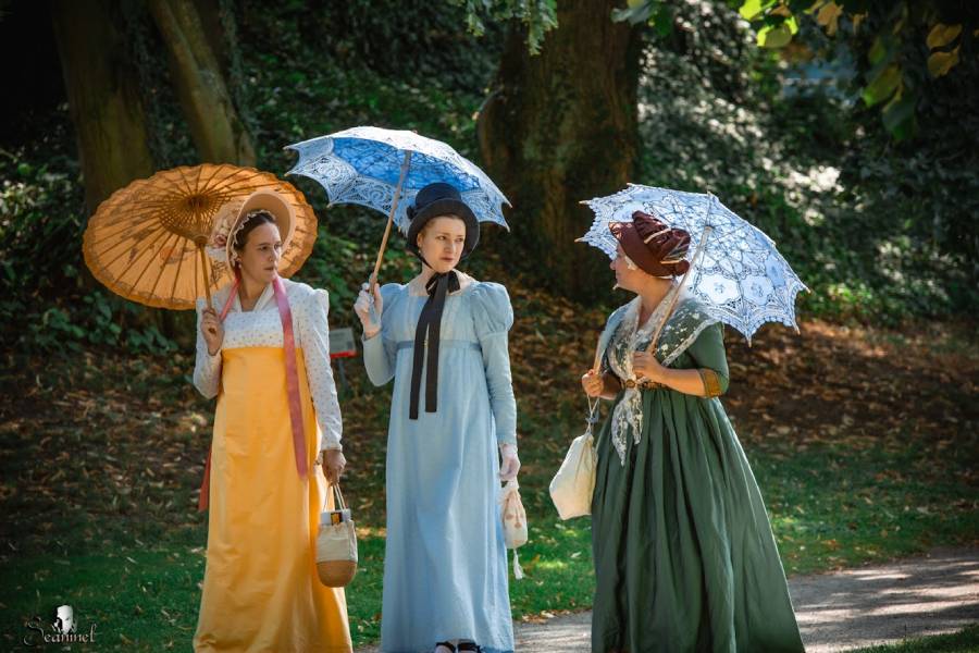 Letní empírová slavnost na zámku Opočno. Foto: Eva Kolomazníková. Zdroj: Jane Austen CZ