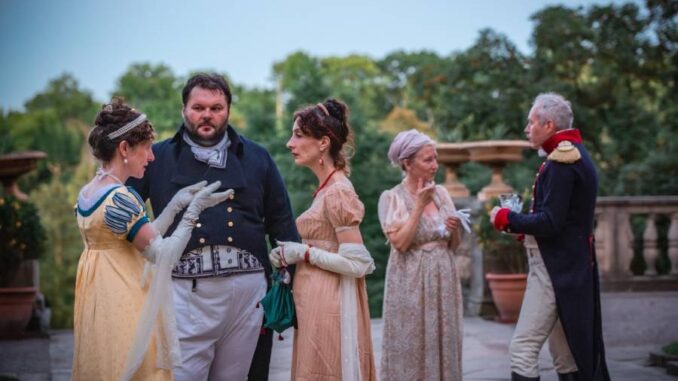 Letní empírová slavnost na zámku Opočno. Foto: Eva Kolomazníková. Zdroj: Jane Austen CZ
