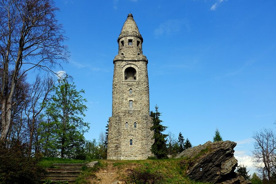 Halštrov. Rozhledna Háj.