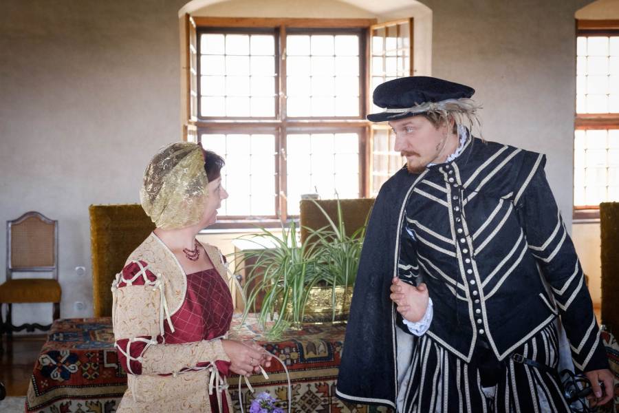 Dětské prohlídky na zámku Telč. Zdroj: Národní památkový ústav