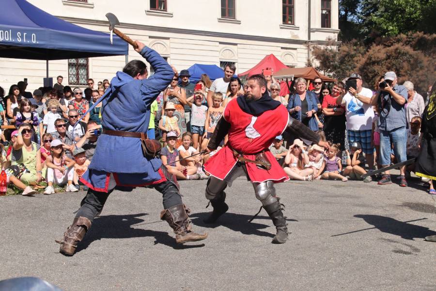 Templářské slavnosti. Foto: Jiří Koňařík. Zdroj: Muzeum regionu Valašsko