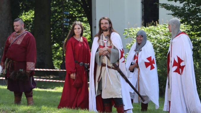 Templářské slavnosti. Foto: Jiří Koňařík. Zdroj: Muzeum regionu Valašsko