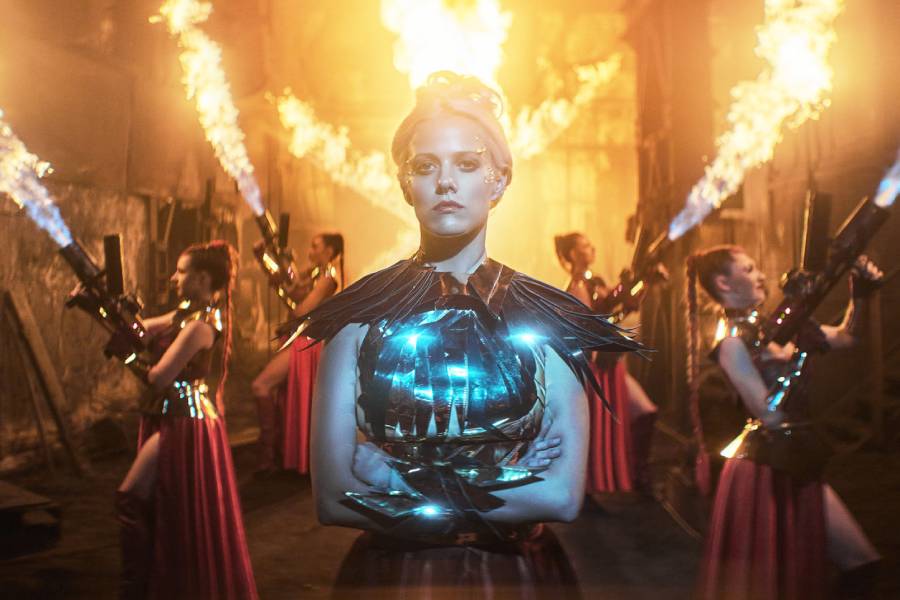 Magická fontána v Praze. Zdroj: Pyroterra