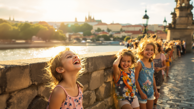 Děti v Praze se dobře zabaví. Foto: Ilustrační, vytvořeno pomocí AI.
