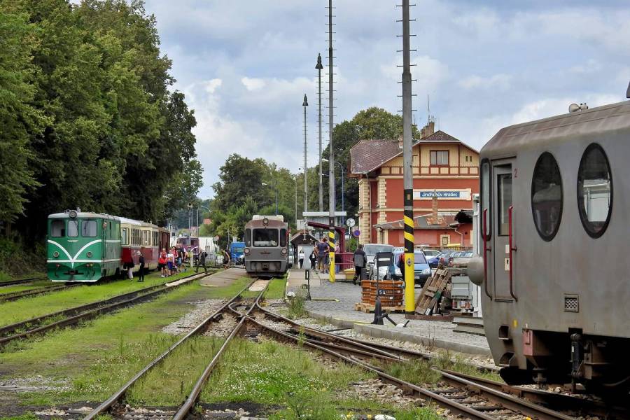 Základna Úzkokolejky JHMD v Jindřichově Hradci. Zdroj: Jindřichohradecké místní dráhy, a.s. 